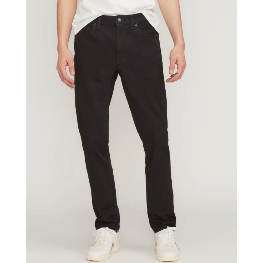 Everlane Uniform black denim jeans slim‎ 4 way stretch